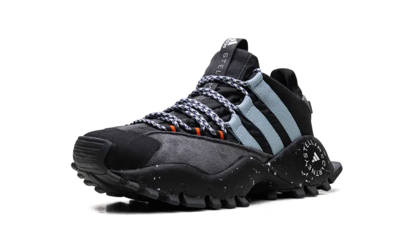 More Adidas Shoes Seeulater WMNS 'Stella McCartney - Core Black Utility Grey Hi-Res Blue'